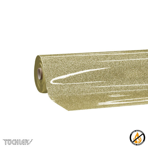 Сценический линолеум Tuchler Showfloor Glitter 150 1,2 мм White Gold
