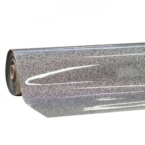 Сценический линолеум Tuchler Showfloor Glitter 150 1,2 мм White Silver