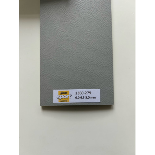 Спортивный линолеум Grabo Flex Gymfit 6,5 мм Grey 1360 Спортивный линолеум Grabo Flex Gymfit 6,5 мм Grey 1360
